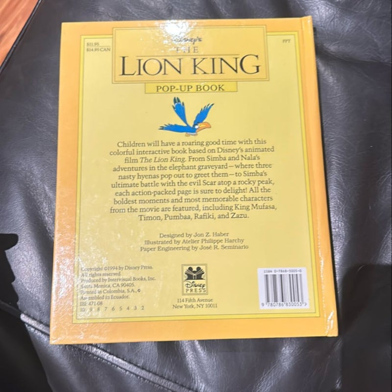 The Lion King Pop-Up Book