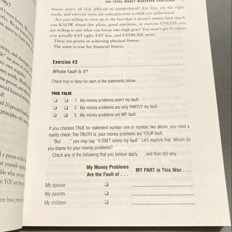 The Total Money Makeover Workbook