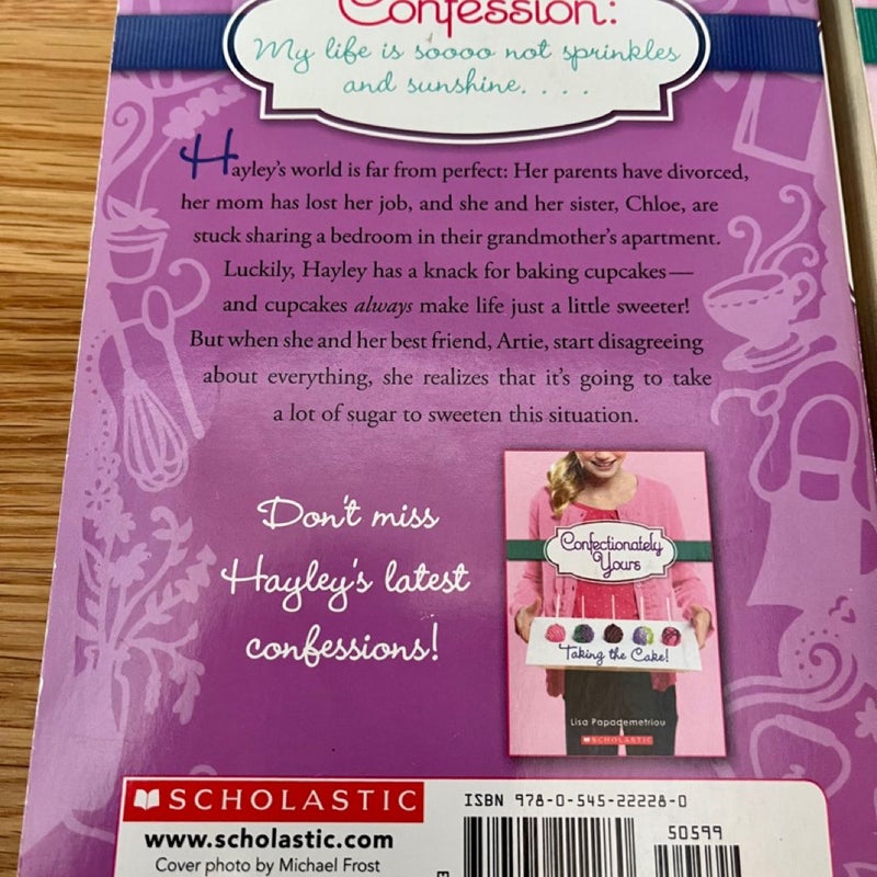 Set 3 Scholastic Chapter Books Confectionately Yours Series Ages 8-12 