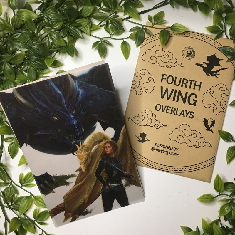 FairyLoot Exclusive Fourth Wing Page Overlay Set 