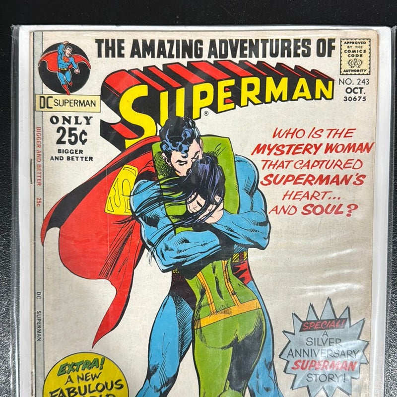 The Amazing Adventures of Superman # 243 Oct DC Comics