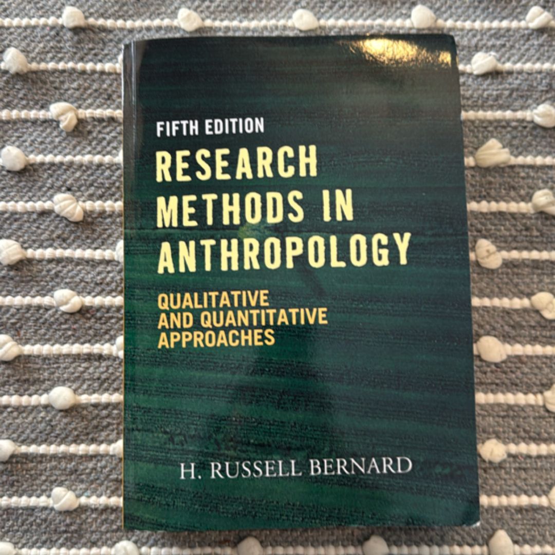 Research Methods in Anthropology