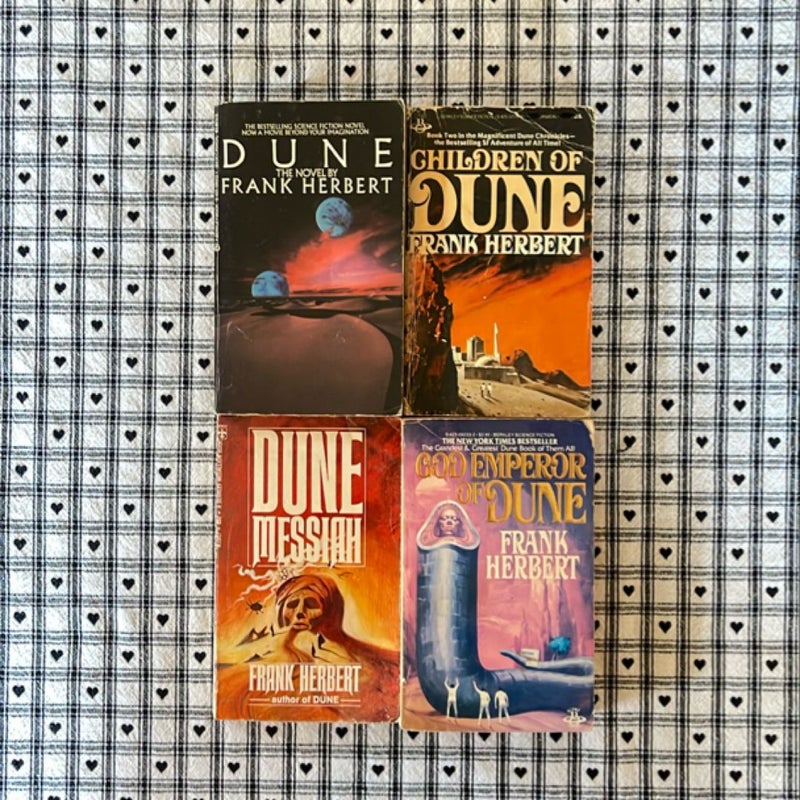 Dune BUNDLE (Dune | Children of Dune | Dune Messiah | God Emporeror of Dune)