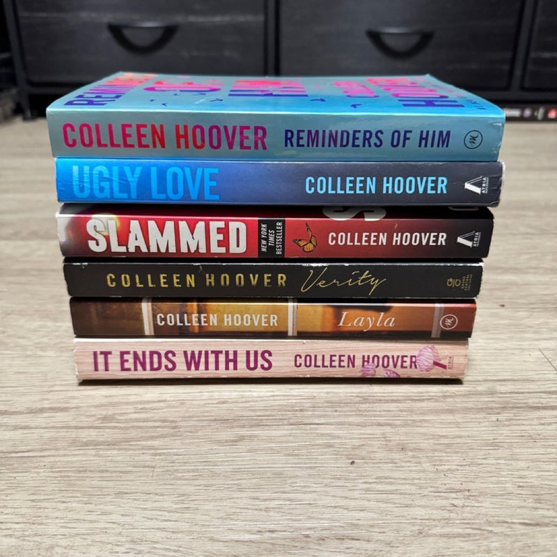 6 Colleen Hoover Book Bundle 