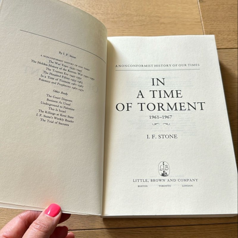 In a Time of Torment 1961-1967