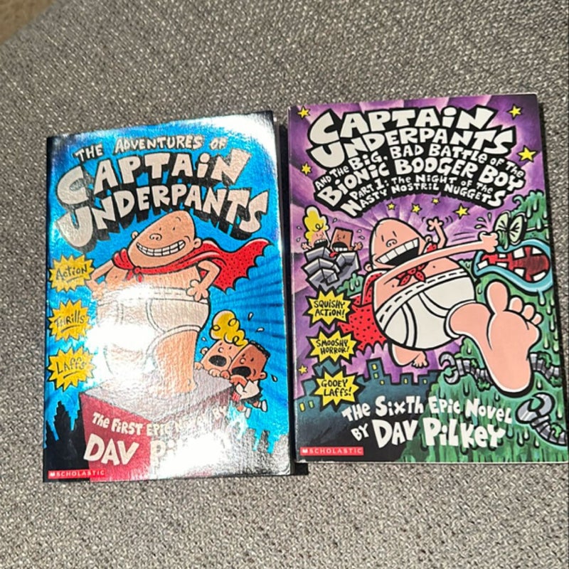 Captain Underpants and the Big, Bad Battle of the Bionic Booger Boy