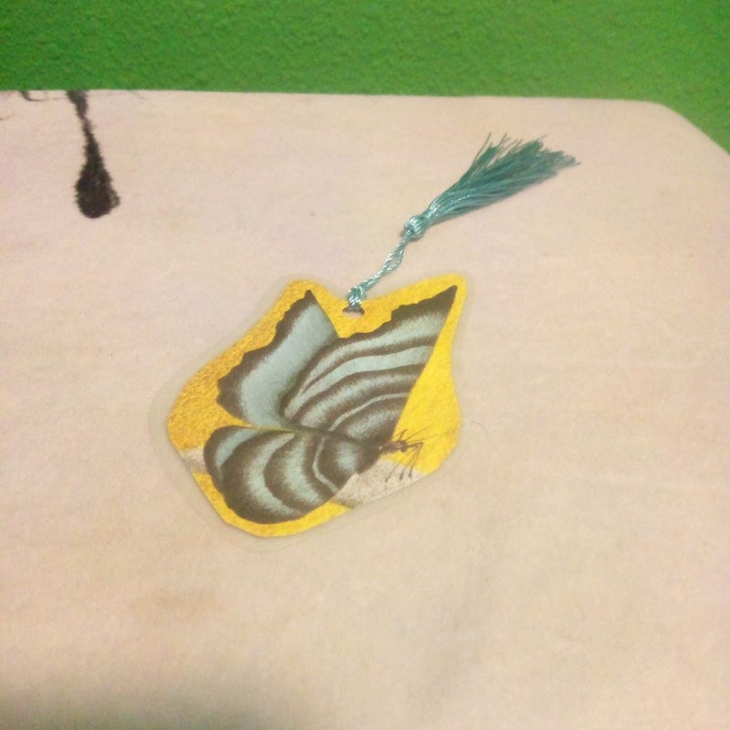 Laminated Butterfly Bookmark