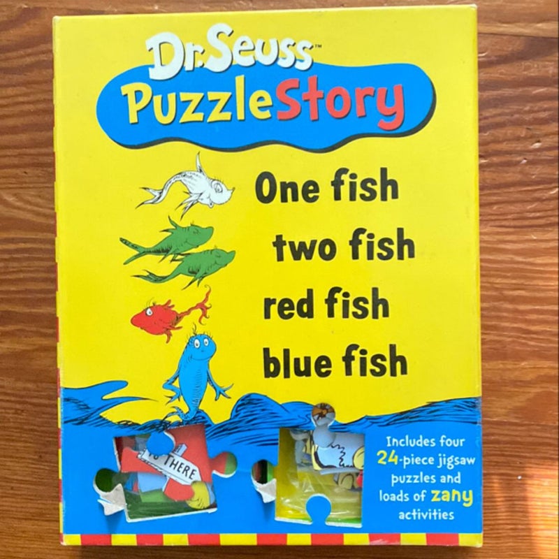 Dr.Seuss Puzzle Story One Fish Two fish 