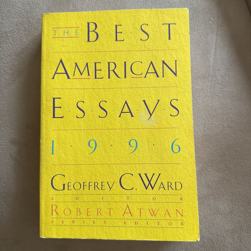 The Best American Essays 1996