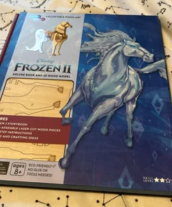 Frozen II Deluxe Book and 3D Wood Model 