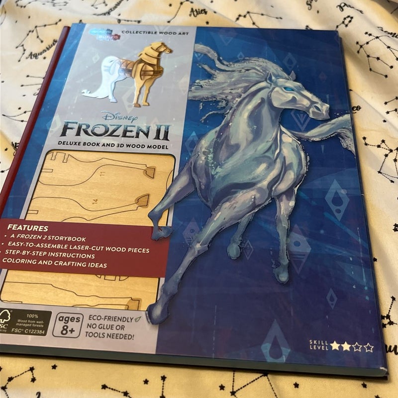 Frozen II Deluxe Book and 3D Wood Model 