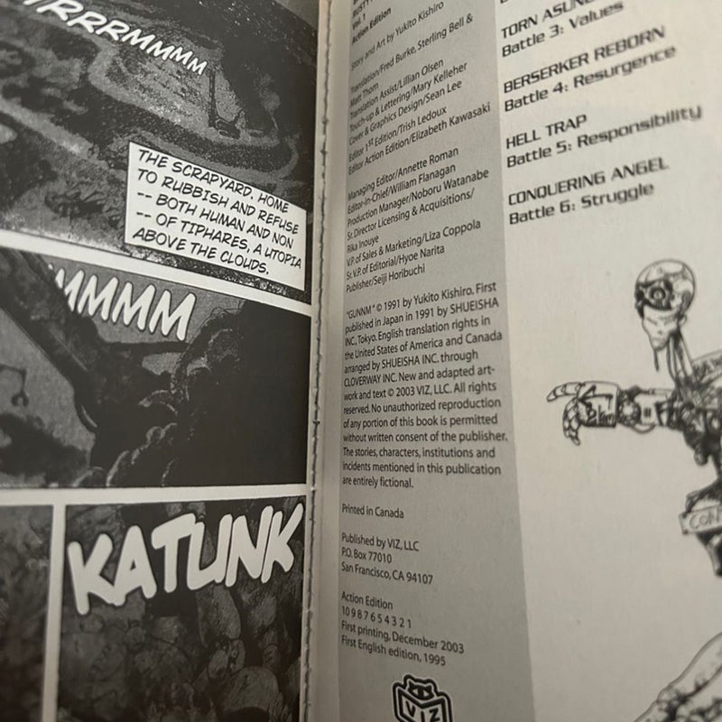 Battle Angel Alita Vol 1