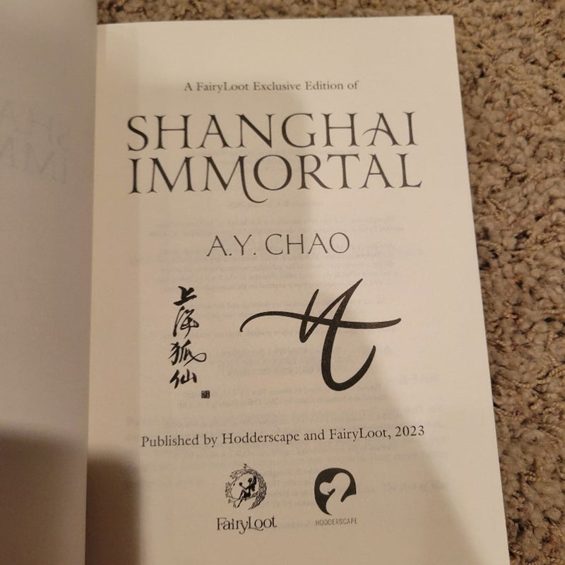 Shanghai Immortal || Fairyloot Edition 