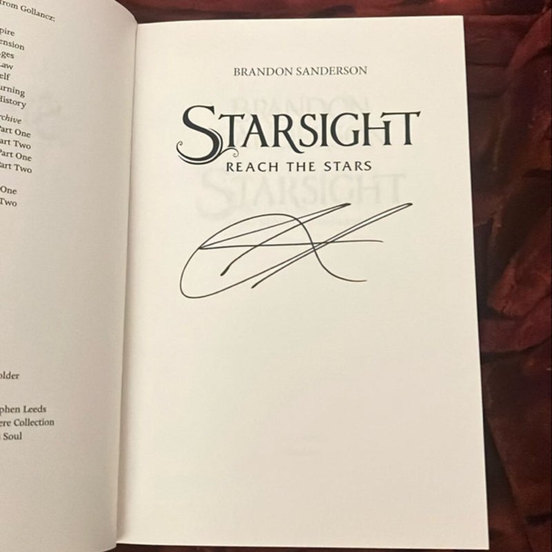 Starsight signed UK edition