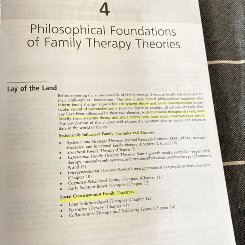 Theory and Treatment Planning in Family Therapy