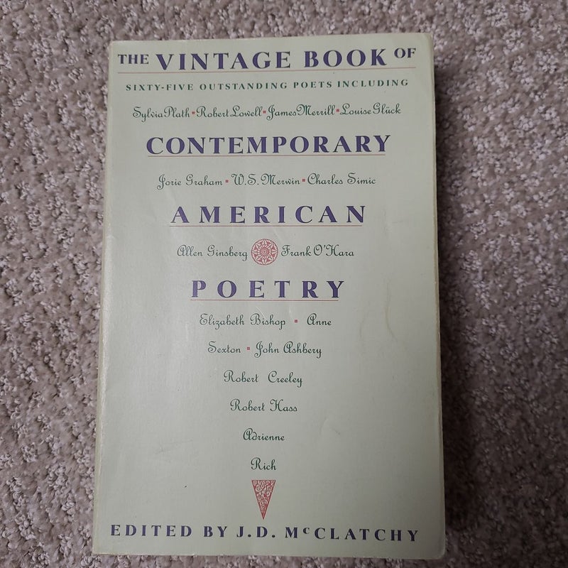 The Vintage Book of Contemporary American Poetry