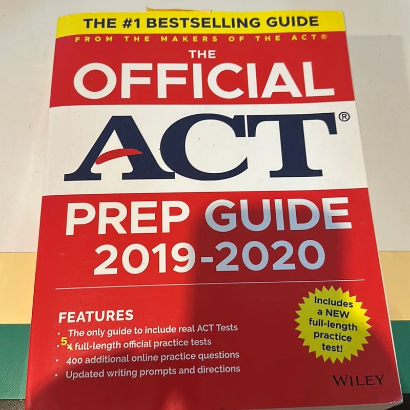 The Official ACT Prep Guide 2019-2020, (Book + 5 Practice Tests + Bonus Online Content)