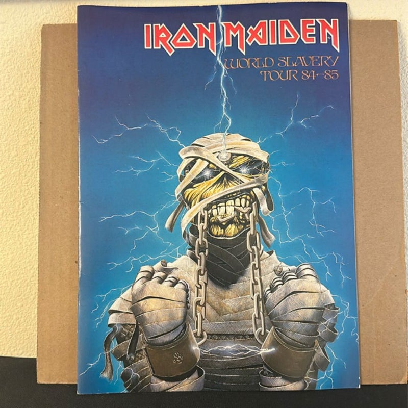 IRON MAIDEN- World Slavery Tour Program 1984-1985 Tour Book Powerslave