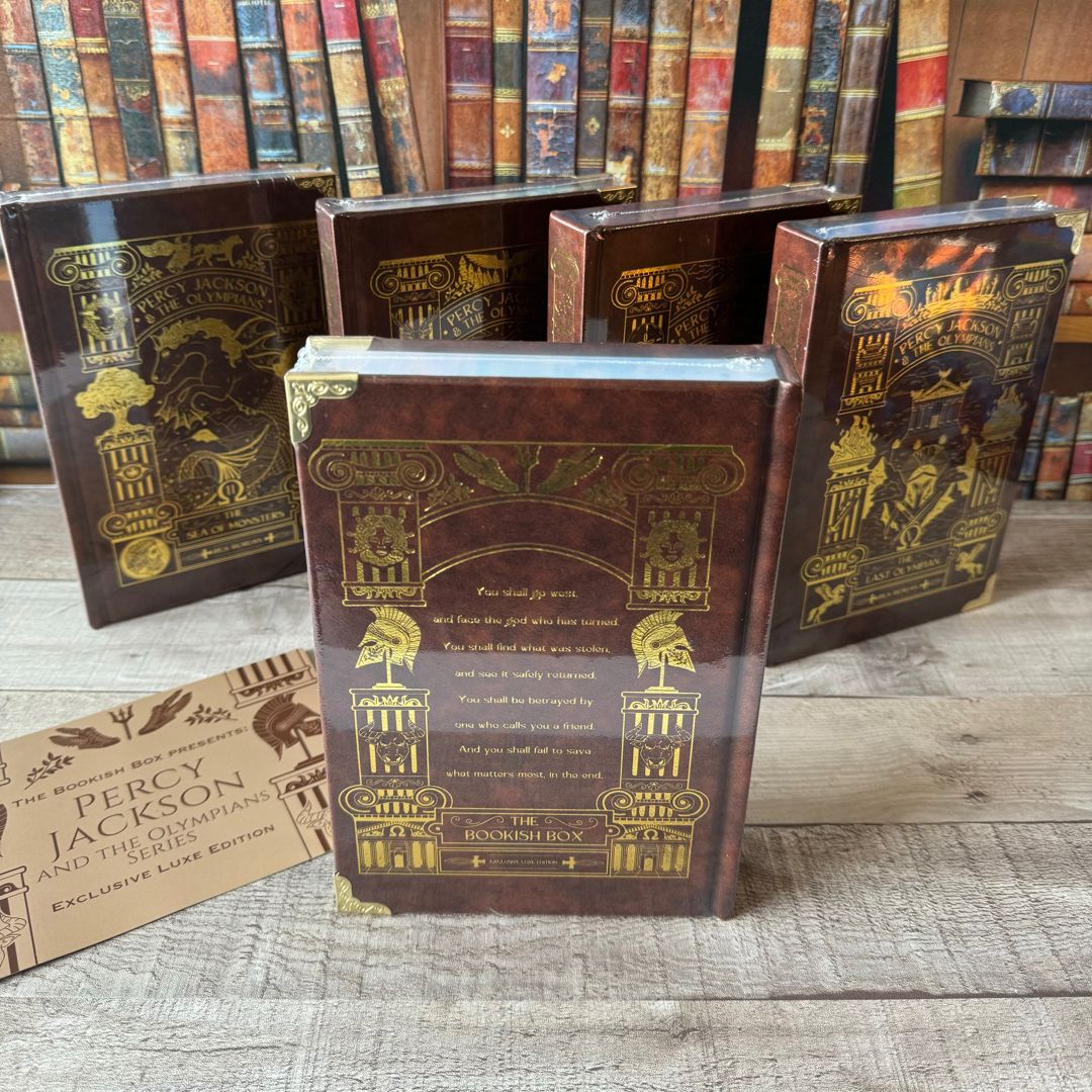 Percy Jackson Bookish Box Set 1-5 by Rick Riordan, Hardcover