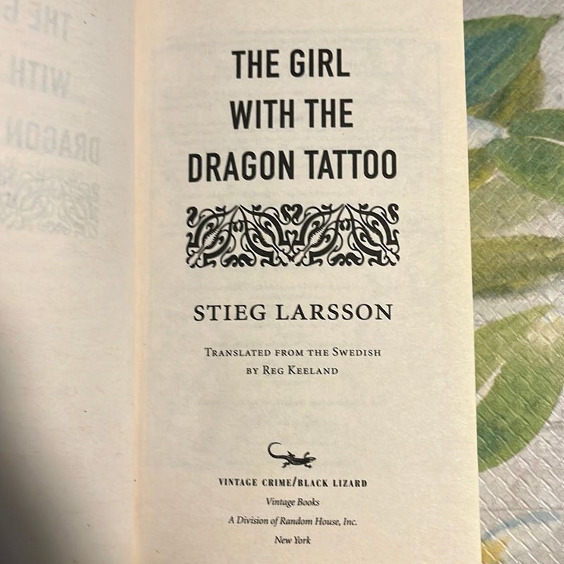 The Girl with the Dragon Tattoo