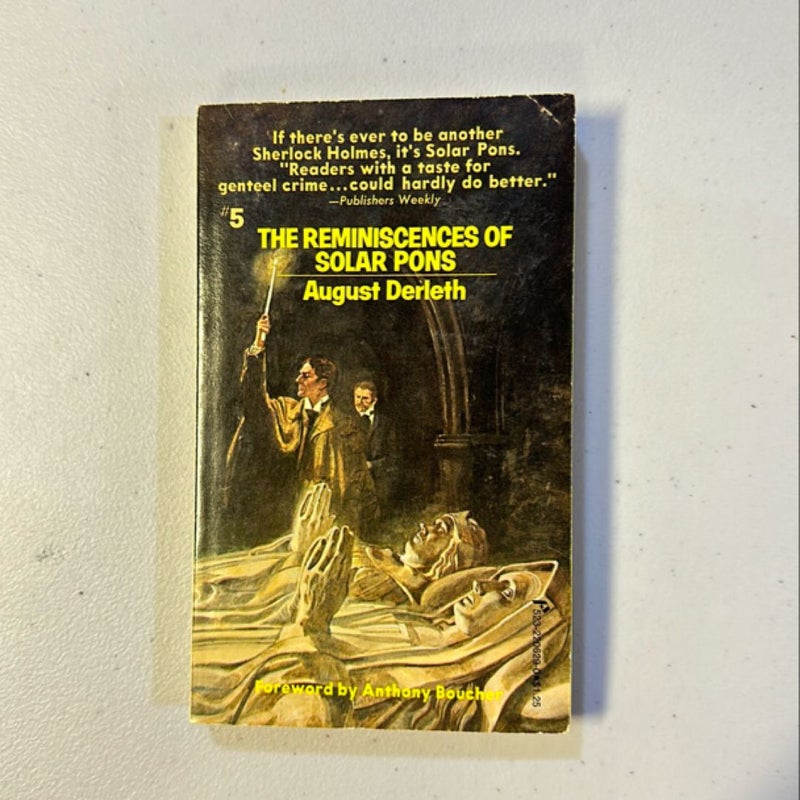 The Reminiscence of Solar Pons