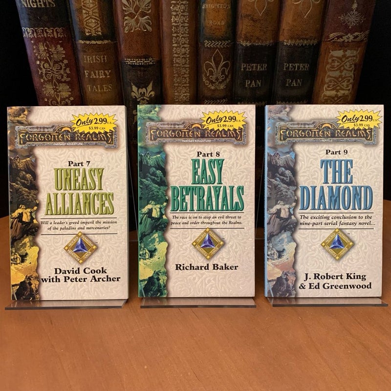 Complete Double Diamond Triangle Saga 1-9: The Abduction, The Paladins, The Mercanaries, Errand of Mercy, An Oppertunity for Profit, Conspiracy, Uneasy Alliances, Easy Betrayals, The Diamond, All First Edition First Printing