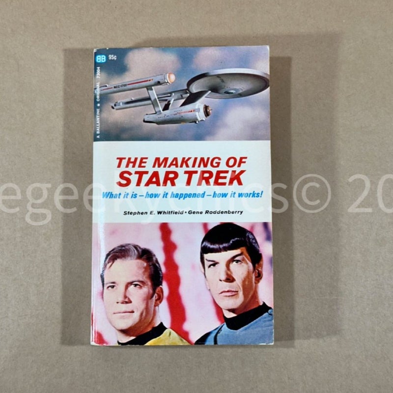 The Making of Star Trek Gene Roddenberry First Printing September 1968 