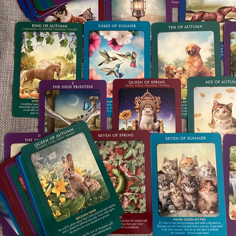 Rare, Out of Print Animal Tarot Card Deck, Doreen Virtue
