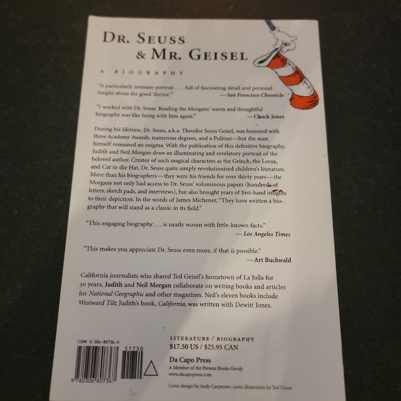 Dr. Seuss and Mr. Geisel by Judith Morgan, Neil Morgan, Paperback ...