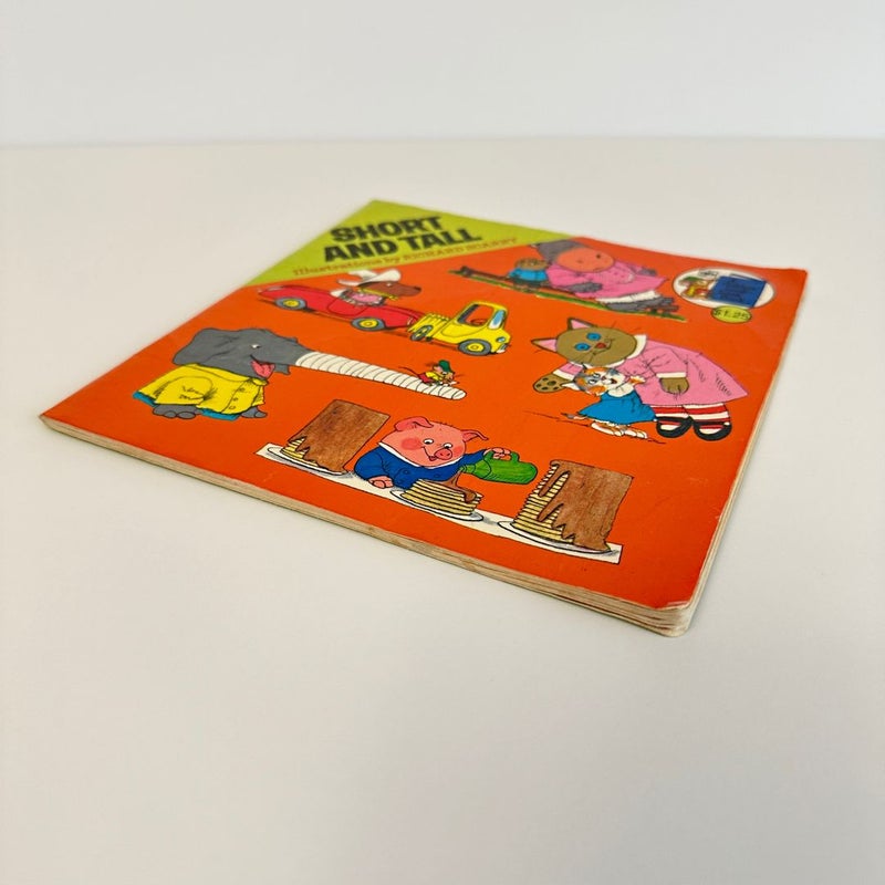 Short and Tall book by Richard Scarry, 1976, 1966, Golden Look Look