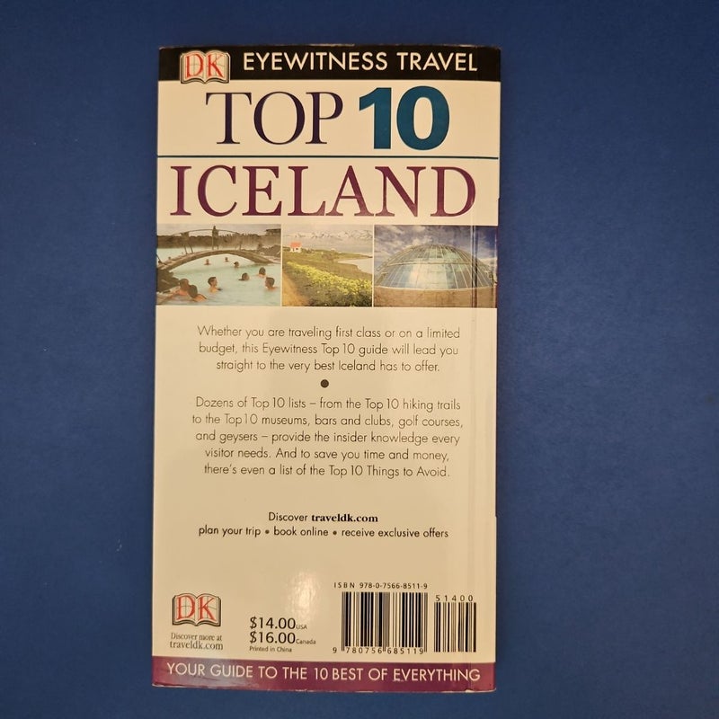 DK Eyewitness Travel Top 10 ICELAND