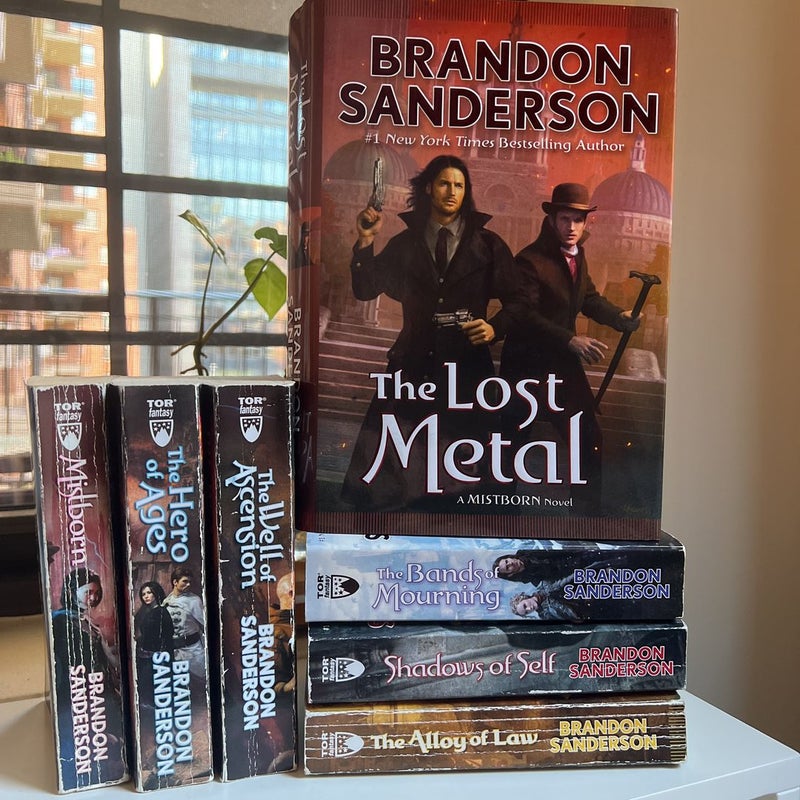 Mistborn trilogy by Brandon Sanderson