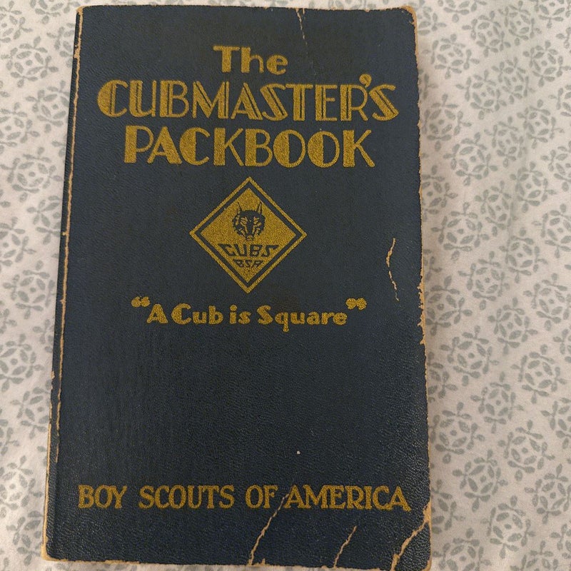 1939 Cubmaster’s Packbook
