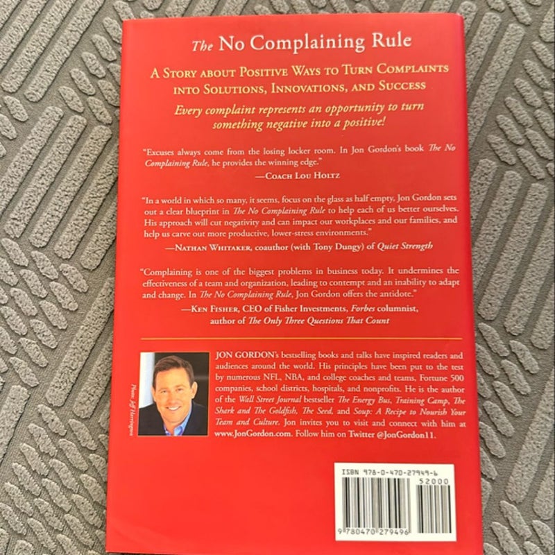 The No Complaining Rule