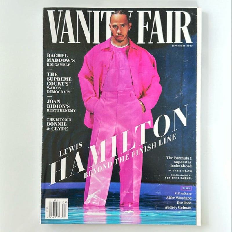 Vanity Fair Magazine. September 2022 Issue. Lewis Hamilton Beyond the Finish Line.