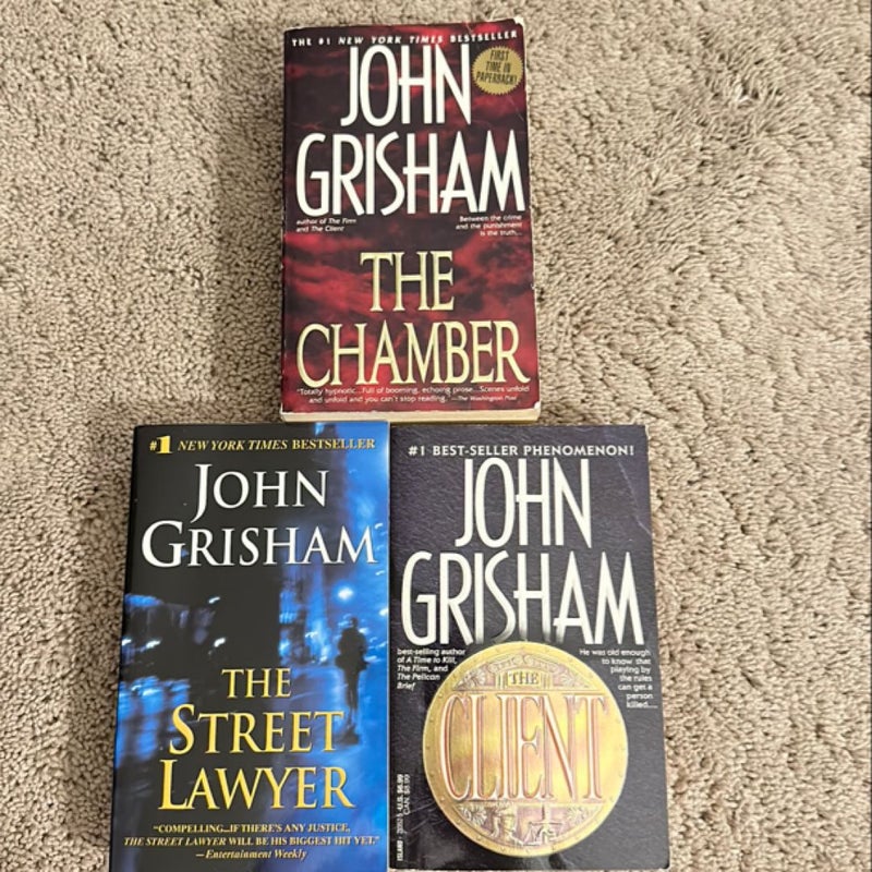 John Grisham lot of three books  