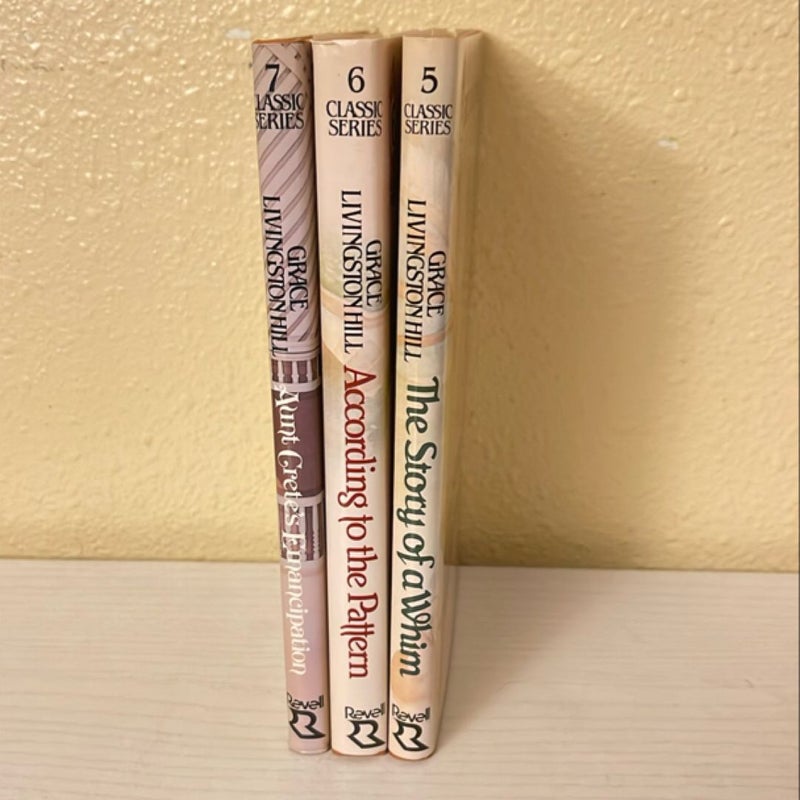 Bundle of 3 Grace Livingston Hill books