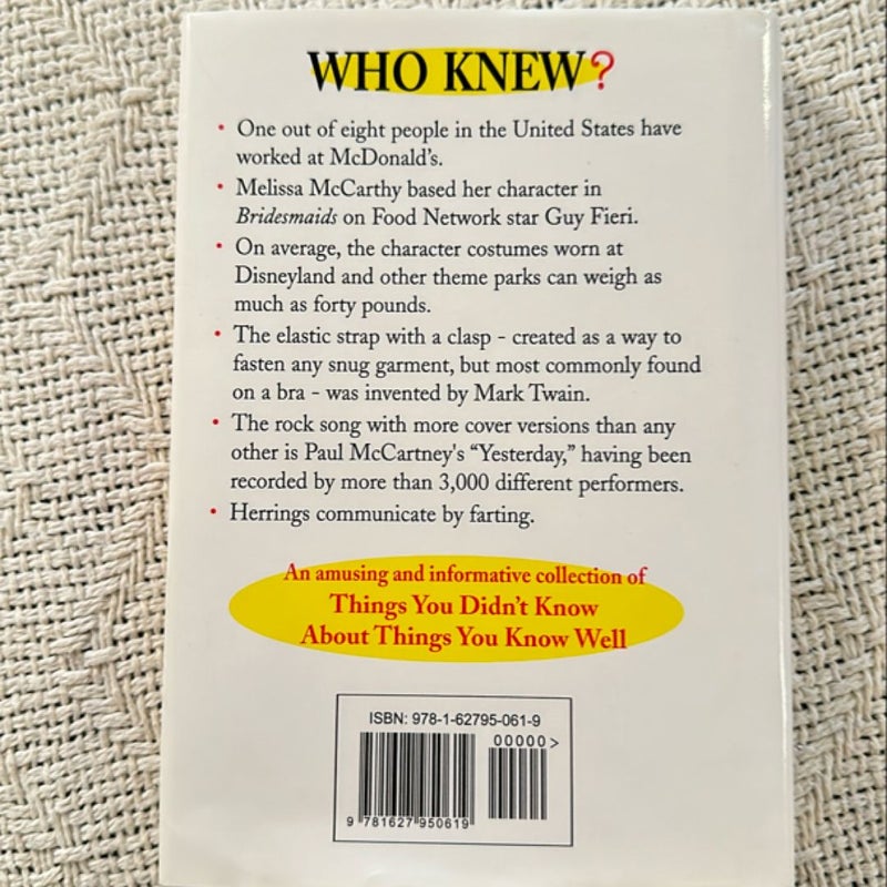 Who Knew? Revised and Updated