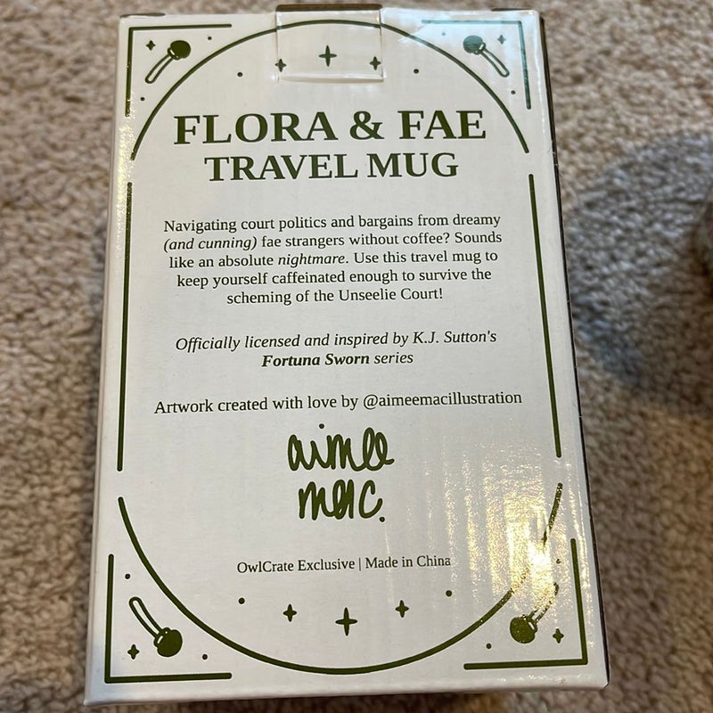 Owlcrate Flora & Fae Travel Mug