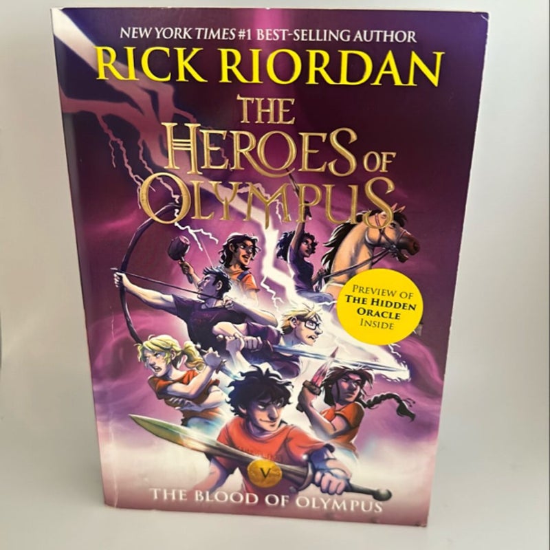 Heroes of Olympus, the, Book Five the Blood of Olympus ((new Cover))