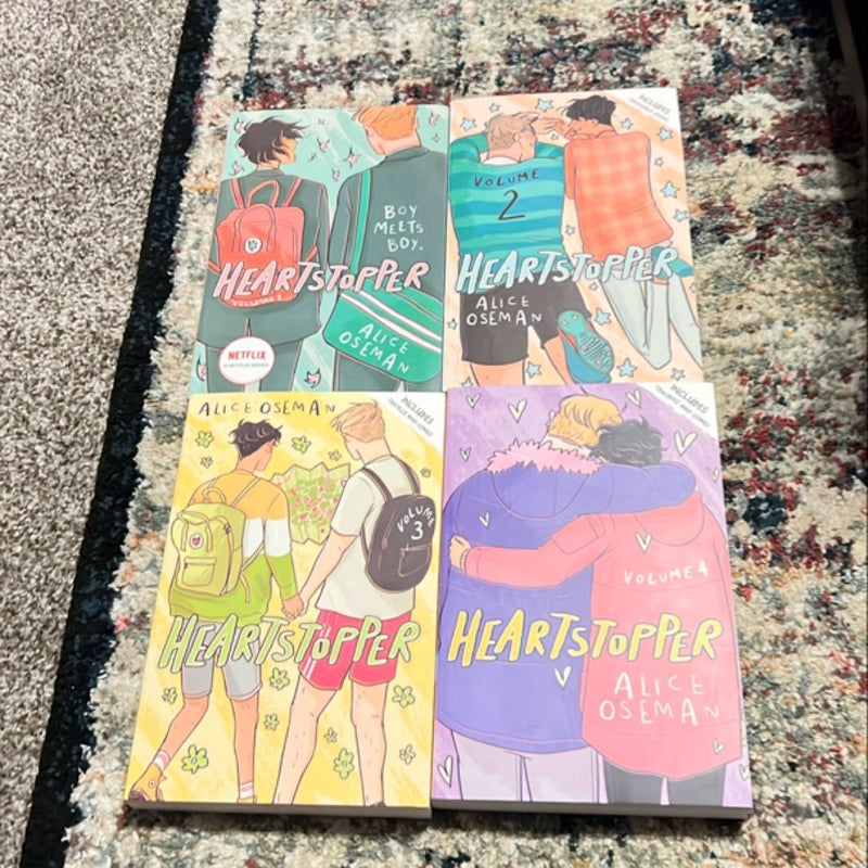 Heartstopper #1-4 Box Set