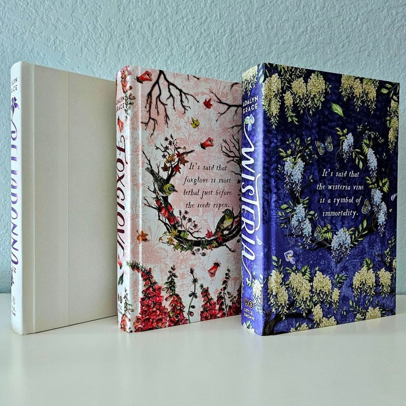 Belladonna Series & Foxglove & Wisteria (Signed) Adalyn Grace FIRST Edition Hardcovers