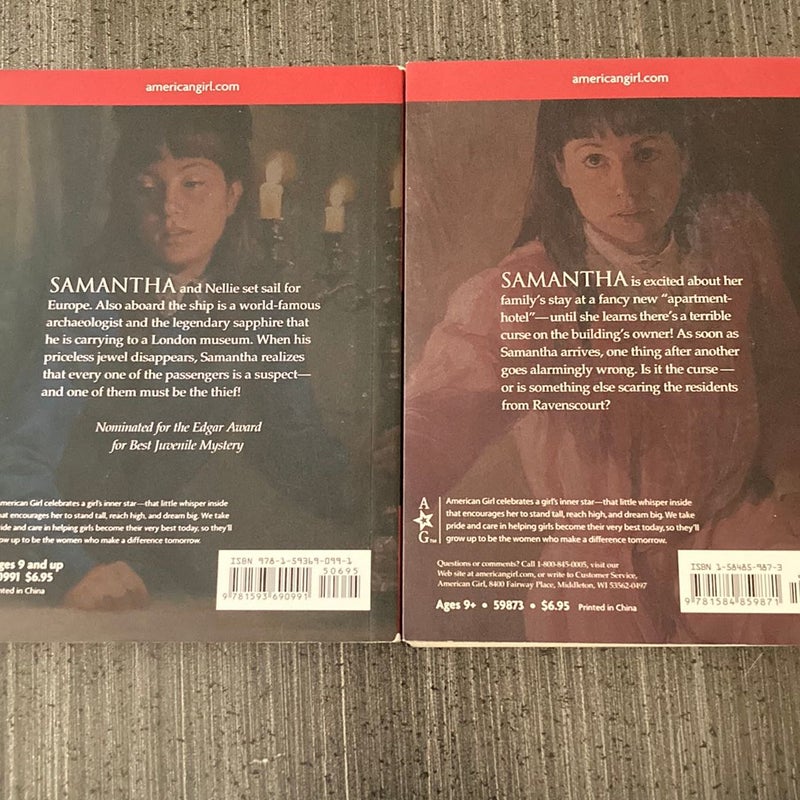 A Samantha Mystery Set: the Curse of Ravenscourt and the Stolen Sapphire