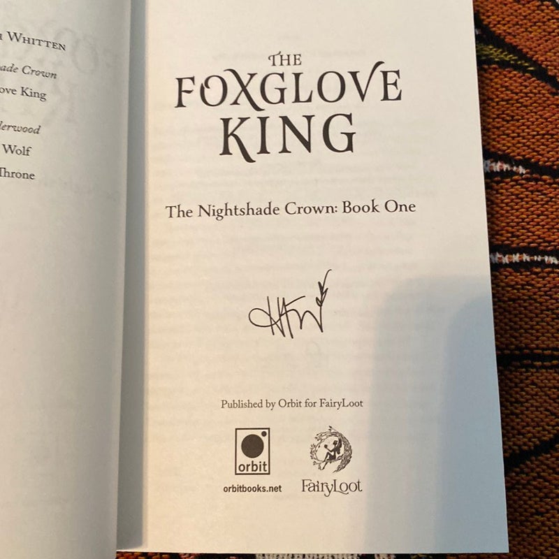 The Foxglove King Fairyloot Edition by Hannah Whitten, Hardcover ...