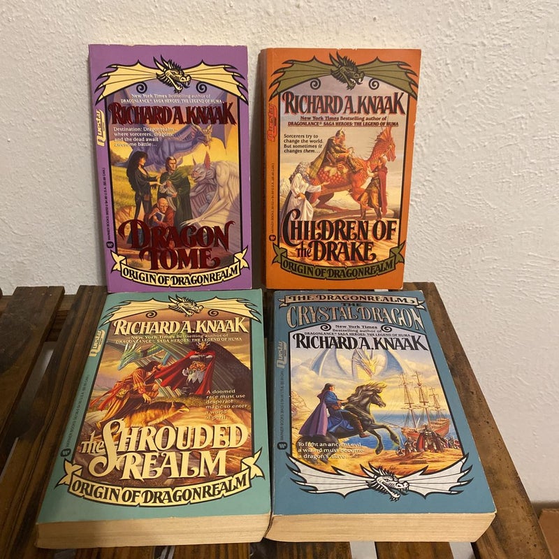 Lot of 10 Dragon Realms books