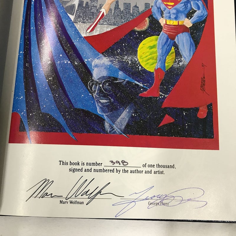 History of the DC Universe Limited Edition Signed Hardcover