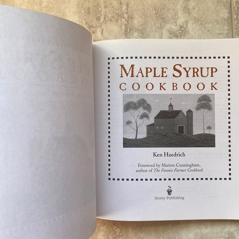Maple Syrup Cookbook, 3rd Edition