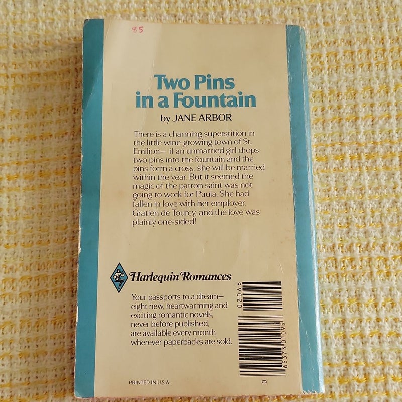 Two Pins in a Fountain - Harlequin - 1977