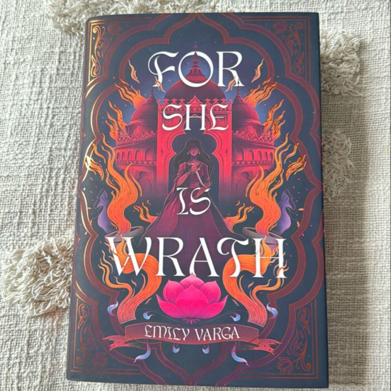 For She Is Wrath fairyloot signed edition 