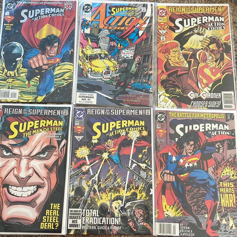 (18) Superman Comic Bundle